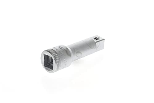 Image of GEDORE Socket spanner extension, 1/2" 12.5 mm square drive, 76 mm long, Adapter, Tool, 1990-3, Chrome-plated steel