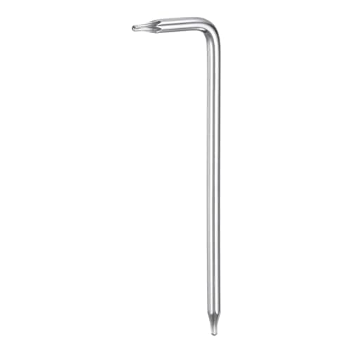 Image of sourcing map T6 Tamper Proof Torx Wrench Star Keys 69mm / 2.72" Long Arm L-Shaped 6 Points Wrench S2 Steel Chrome Coated Surface Hand Tool for Automotive/Home Repairs