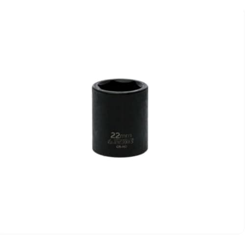 Image of Teng Tools 22MM 1/2 Inch Drive ANSI 6 Point Metric Shallow Chrome Molybdenum Impact Socket | Mechanic Tool | Hand Tool - 920522AN