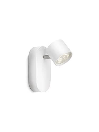 Image of Philips myLiving Star Single SpotLight (Integrated 1 x 3 W LED Bulb) [White] - Warm White (2700K)