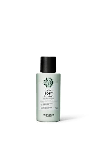 Image of Maria Nila True Soft, Moisturizing Shampoo For Dry Brittle Hair, Argan Oil Remoisturises & Reduces Frizz, 100% Vegan & Sulfate/Paraben free, 100 ml