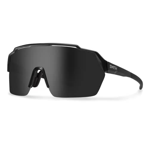 Image of SMITH Optics Shift Split MAG Sunglasses – Shield Lens Performance Sports Sunglasses for Running, Biking, MTB & More – For Men & Women – Black + BlackChromaPop Lens