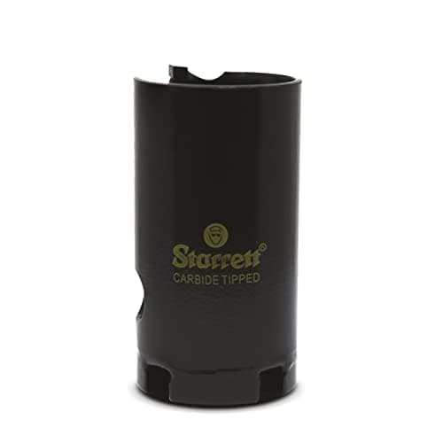Image of Starrett Tungsten Carbide Tipped Holesaw - MPH0138 Multi Purpose Cut TCT Hole Saw Cutter - For Wood MDF Plastics Ceramic Wall Tiles - 35mm