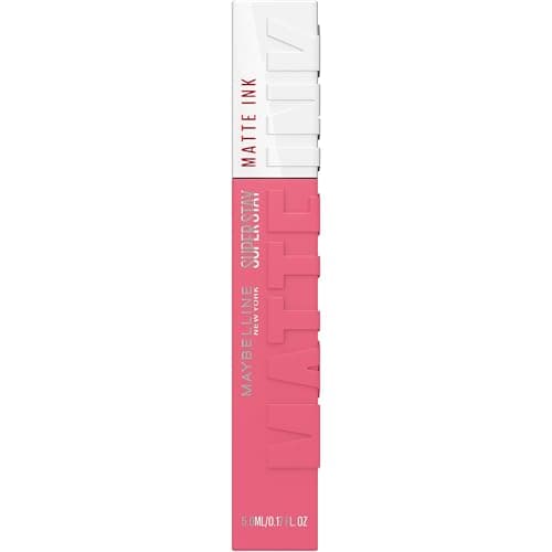 Image of Maybelline Lipstick, Superstay Velvety Matte Ink Liquid Lipstick, Up to 16H Non Transferable, Vibrant Longlasting Finish, Non Drying, Shade: Inspirer, 5ml