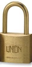 Image of UNION 3102 Brass Open Shackle Padlock