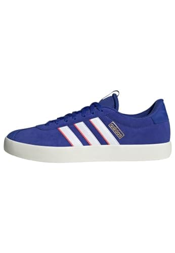 Image of adidas Men's VL COURT 3.0 SHOES, Lucid Blue / Cloud White / Bright Red, 10 UK
