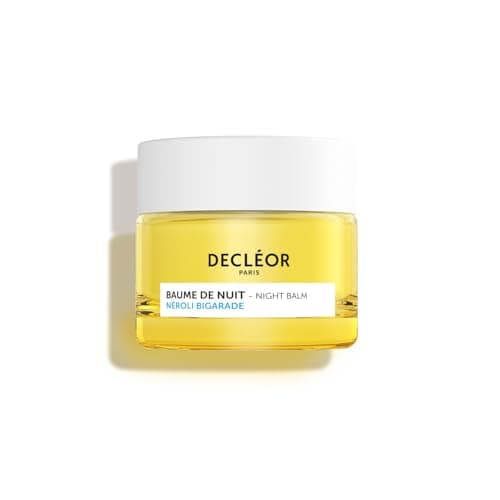 Image of Decléor Neroli Bigarade Night Balm 15ml – Overnight Face Balm for Dry Skin, Intensive Hydration, Skin Barrier Repair, Nourishing Moisturiser with Essential Oils