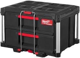 Image of Milwaukee PACKOUT 2 Drawer Tool Box, Black