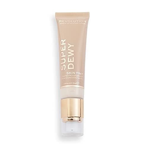 Image of Revolution Beauty London Makeup Superdewy Tinted Moisturiser, Light Coverage, Dewy Finish, Light, 55 ml