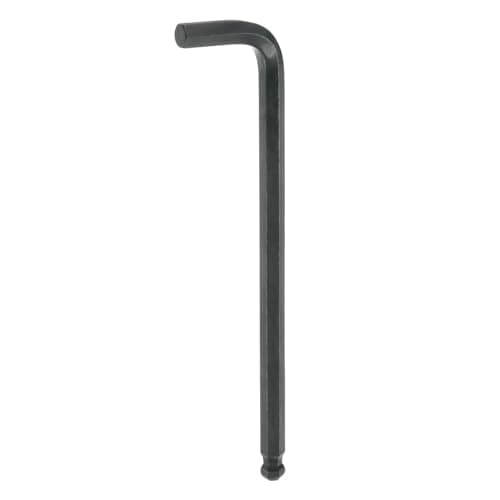 Image of sourcing map Ball End Hex Key Wrench 10mm L-Shape Extra Long Arm Hexagon Metric Wrenches Chrome Vanadium Steel Repairing Tool for Home Repair Black
