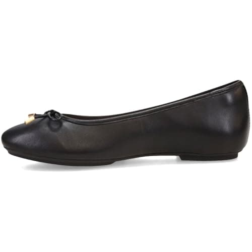 Image of Fitflop DELICATO Bow Soft Leather Ballet Flats Black