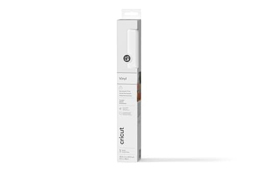 Image of Cricut Permanent Adhesive Vinyl Sheet | 30.5 cm × 1.2 m | Frosted Opaque | Self-Adhesive Vinyl for All Cutting Machines