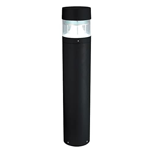 Image of National Lighting IP65 Rated Bollard Light Outdoor Driveway Patio Mains LED Bollard Lights, Textured Black Paint Finish Lamp Post 980mm, 12.3W 240V LED ES E27 (Not Included)