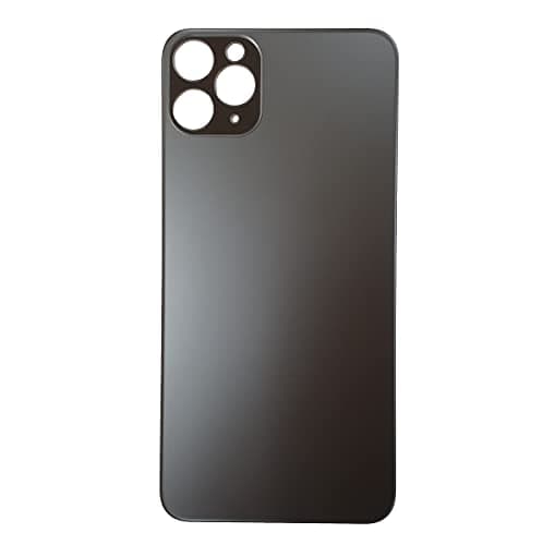 Image of Smartex® Back Cover Glass Rear Housing Replacement compatibile with iPhone 11 Pro Max| NO LOGO (Black)