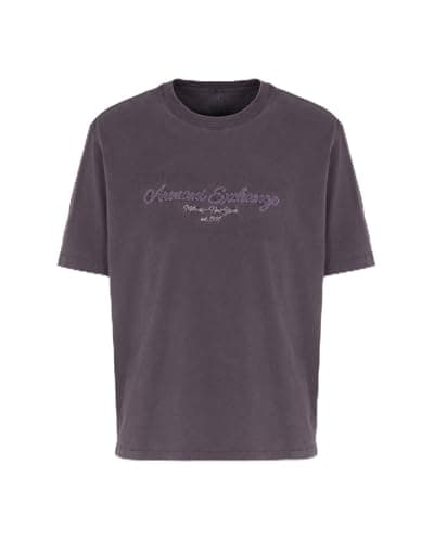Image of Armani Exchange Men's Urban Heights, cornely Logo Signature, Regular fit, Purple, XS, Mysterioso, XS