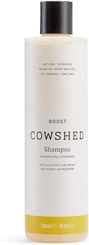 Image of Cowshed Boost Shampoo 300ml | Volumising Shampoo for Fine Hair | Natural, Vegan, & Paraben Free | Cleansing & Detangling with Wheat Protein, Oat Extract, and Lemon