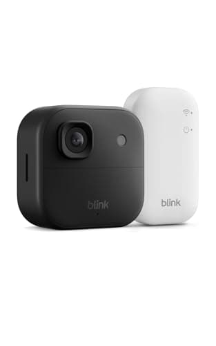 Image of Blink Outdoor Camera 2K+ (newest gen) — Wireless smart security camera, 2K video resolution, enhanced audio, up to two-year battery. Sync Module Core included — 1 camera system, Black