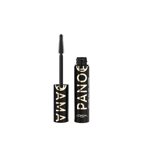 Image of L'Oreal Paris Volume Million Lashes Panorama All Night Mascara, Multi-Level Brush for 24H Panoramic Volume and 1.4x Bigger Looking Eyes with Extreme Black Intensity, Black