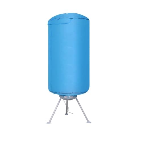 Image of 1000W Heated Clothes Airer with Cover 10Kg Capacity 2-Tier Stainless Steel Foldable Electric Clothes Dryer Rack 180-Min Timer&Auto Power-Off Energy Efficient Indoor Drying for Household