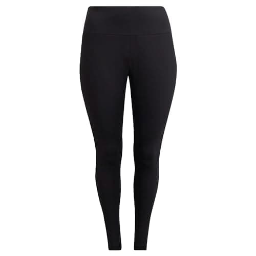 Image of adidas Women's Yoga Essentials High-Waisted Leggings (Plus Size), Black, 2XL