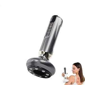 Image of Lymphatic Drainage Massager - 12 Gear Adjustable Fat Removal Machine, Rechargeable & Cordless Anti Cellulite Massager Vacuum, Hand Held Body Shaper for Neck, Arm, Leg, Belly, Waist Buttock Massage