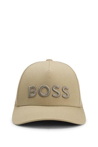 Image of BOSS Mens Seth Cotton-Twill Cap with Embroidered Logo