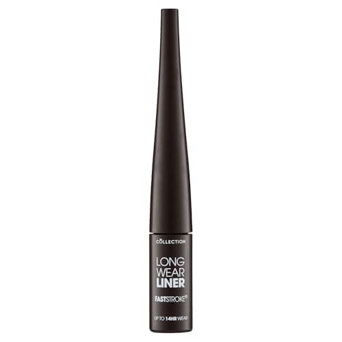 Image of Collection Cosmetics Fast Stroke Long Wear Liner, 14-Hour Wear – Intense Colour, 4ml, Brown