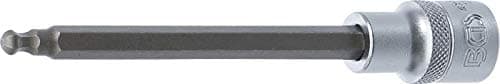 Image of BGS 4258-6, Bit Socket, 140 mm, 1/2 inch, Hexagon Socket with Ball Head 6 mm, Chrome Vanadium Steel