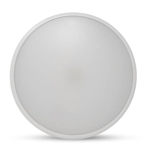 Image of 22W LED Bulkhead Light - Ultra Slim Indoor Outdoor IP65 Waterproof Microwave Motion Sensor Detector with Dim Mode Function (Cool White 4000K)