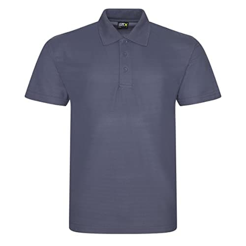 Image of PRORTX RX105 Pro Polyester Polo Shirt - Solid Grey - M