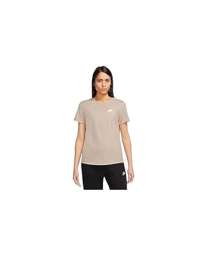 Image of NIKE DX7902-126 W NSW TEE Club T-Shirt Women's SANDDRIFT/White Size S