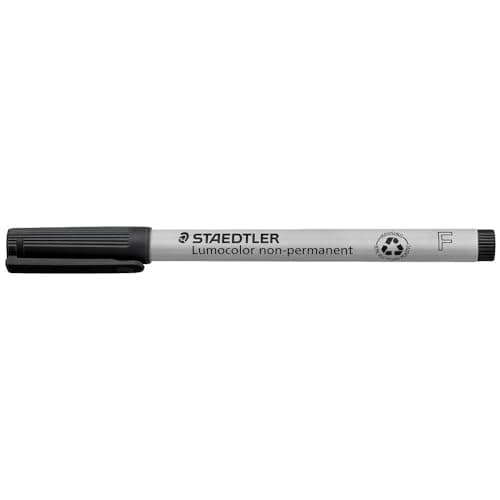 Image of Staedtler 316 9 Universal Fineliner Pen LUMOCOLOR NON-PERMANENT F – Black