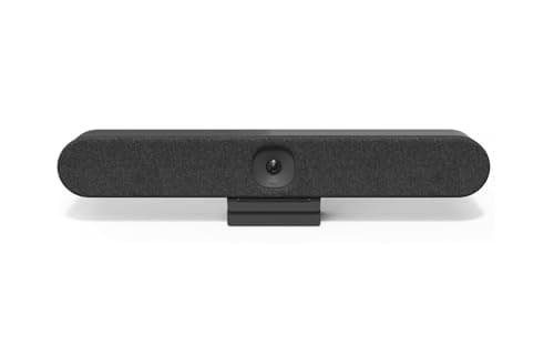 Image of Logitech 960-001577 Rally Bar Huddle 4K UHD All-in-One Video Conferencing System – 4K PTZ Camera, Built-in Speaker & Microphones, WIFI, Bluetooth, GbE, CollabOS, PC/MAC – Graphite
