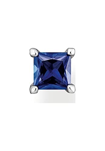 Image of THOMAS SABO Single ear stud with blue stone silver 925 Sterling Silver