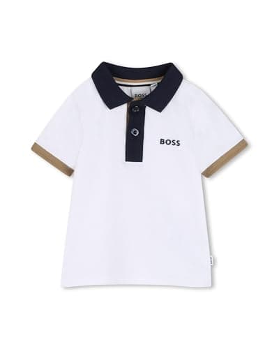 Image of BOSS Polo Shirt Baby Boys, White, 12 Months