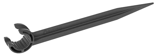 Image of Gardena Micro Drip System Pipe Clip: To secure and feed the distribution pipe in the ground, for pipes with 13 mm diameter (1/2 inch), contents: 10 pieces (13208-20)