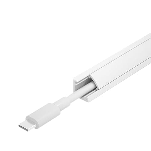 Image of KARAOT Cable Raceway,Corner Cable Concealer,Cable Trunking For Wall,Trunking For TV Cable,Wire Covers For Cords,Cable Management Channel Cable Raceway For Wall,Floor Baseboard,Ceiling,1M*5