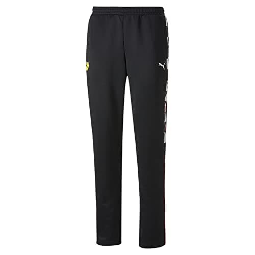 Image of PUMA Men's Scuderia Ferrari Race Mt7 Track Pants Black, X-Large