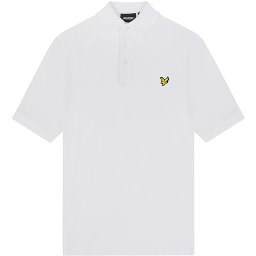 Image of Lyle & Scott Kids Classic Short Sleeve Polo Shirt White 3 14-15 Years