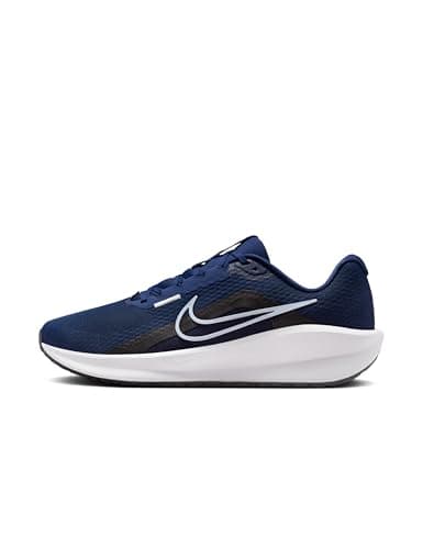Image of Nike Mens Downshifter 13 Sneaker, Midnight Navy Pure Platinum Black White, 7 UK