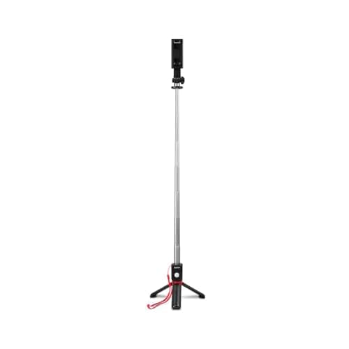 Image of Hama Selfie Stick 23-70 cm with Bluetooth Remote (Travel Tripod Lightweight 136 g, Folded Size 17.5 cm, Phone Tripod with Remote, 2-in-1 Phone Holder for iPhone, Samsung and More)