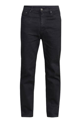 Image of U.S Trading Duke Kingsize Rockford Comfort Fit Stretch Jeans (UK, Waist & Inseam, 42, 30, Carlos Black)