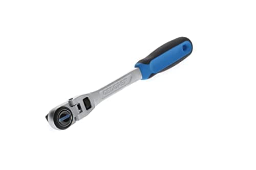 Image of GEDORE Swivel head reversible ratchet, for 1/2", 12.5 mm drive, 180° swivel head, 5° reverse angle, 2C grip, 1993 GU-3