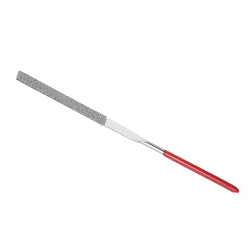Image of CoCud Diamond Coated Needle File, | 150 Grit 3mm Shank 140mm Length|, Diamond Flat Files Sharpening Tool - (Applications: for Metal Glass Stone), 1-Piece