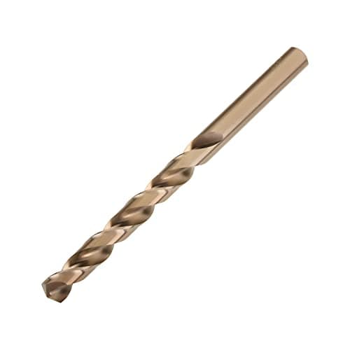 Image of Utoolmart Twist Drill Bits 10mm Dia Split Point Tip High Speed Steel Cobalt Straight Shank Drilling Hole Tool for Steel Wood Plastic Metal Copper Aluminum Alloy Champagne Color 1pcs