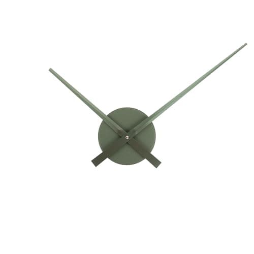 Image of [DL] Wall Clock Little Big Time Mini Metallic Jungle Green