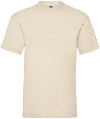 Image of Fruit of The Loom Men's Short-Sleeved T-Shirt - Natural - XLarge