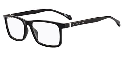 Image of Hugo Boss Boss 1084/it 807/16 BLACK Eyewear Men's Acetate, Standard, 56