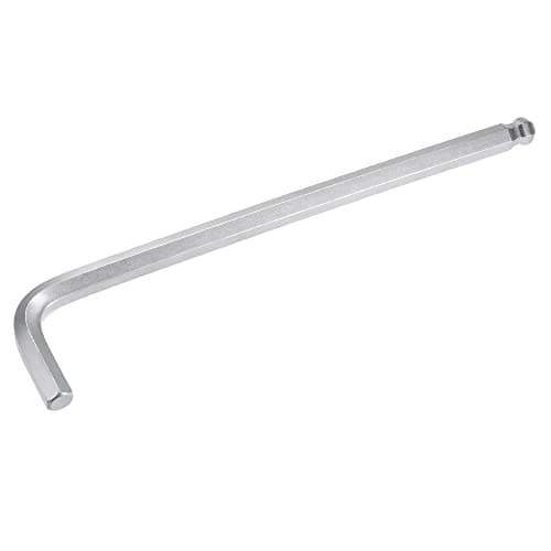 Image of sourcing map 10mm Ball End Hex Key Wrench, L Shaped Long Arm CR-V Repairing Tool