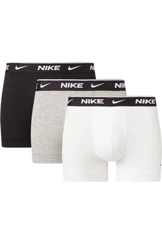 Image of Nike 0000KE1008-MP1 TRUNK Boxer mens white/grey heather/black L